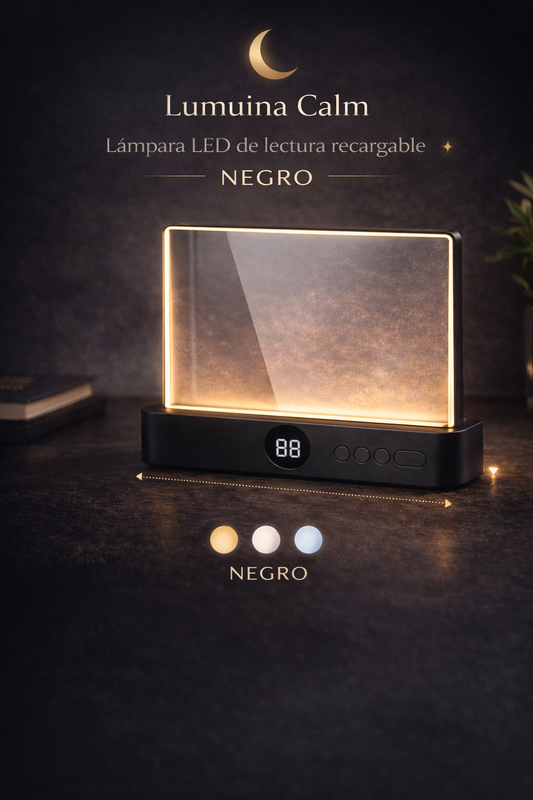 luz LED de lectura de página completa con temporizador