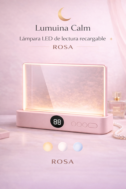 luz LED de lectura de página completa con temporizador
